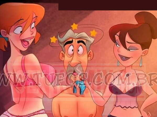 Хентай Похотливая семейка. Трусики.